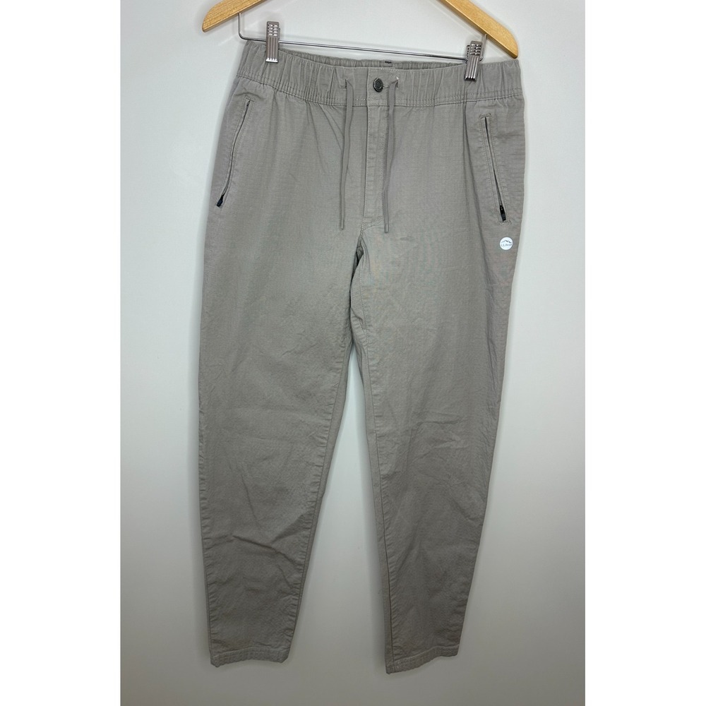 LL Bean Men's Explorer Ripstop Jogger Pants Khaki Tan Size Medium 34 Hiking - Picture 2 of 16